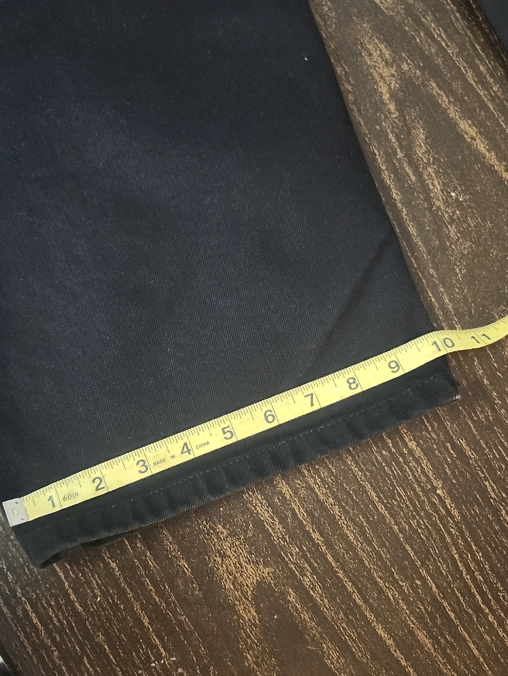 Sezane Black Wide Leg Jeans Size 40 Or 8 Crop - Picture 8 of 8